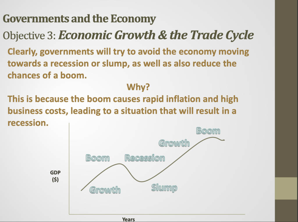 Government Objectives Presentation Notes